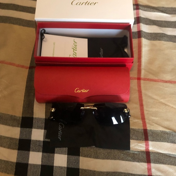 COPY - COPY - Big C Black Cartier Glasses - Picture 8 of 10